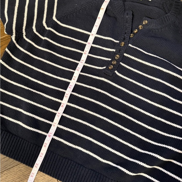 Sezane Leontine Navy and White Striped Sweater - Picture 6 of 7